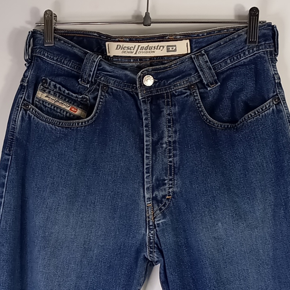 Vintage Diesel Industry Saddle Jeans Size 30 - Picture 9 of 16